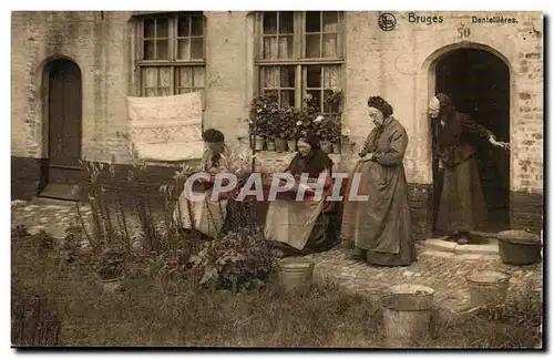 Belgique Bruges Ansichtskarte AK Dentellieres (metier)