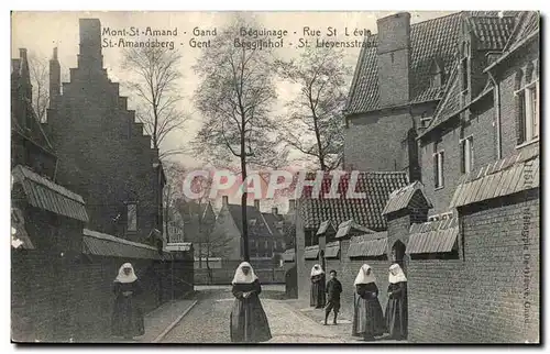 Belgique Mont Saint Amand Cartes postales Beguinage Rue St Lievin