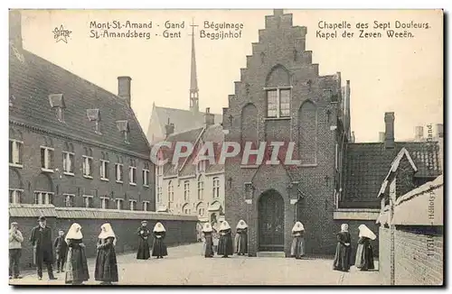 Belgique Mont Saint Amand Cartes postales Gand Beguinage Chapelle des Sept douleurs