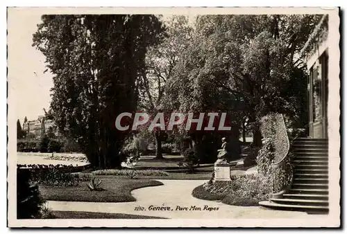 Suisse Geneve Cartes postales Parc Mon repos