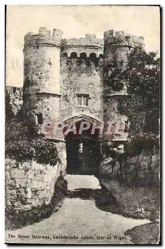 Great BRitain Cartes postales The great Gateway Carlsbrooke castle Isle of Wight