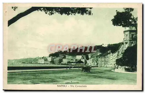 Italie italia Napoli Cartes postales Via Caracciolo
