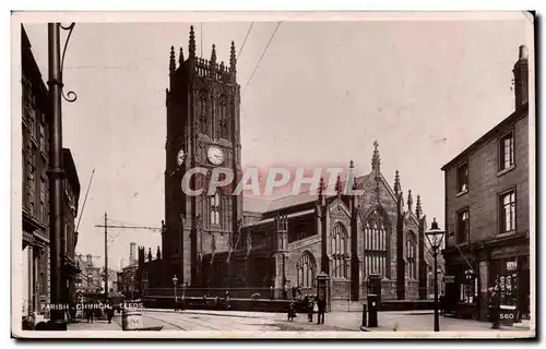 Great BRitain Leeds Ansichtskarte AK Parish church