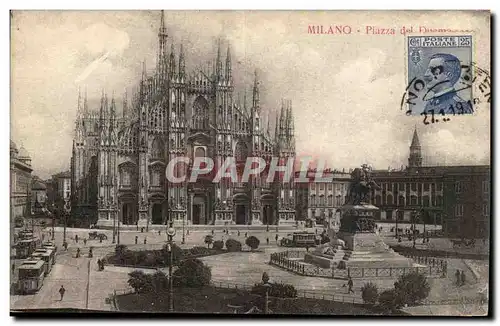 Italie Italia Ansichtskarte AK Plazza del Duomo