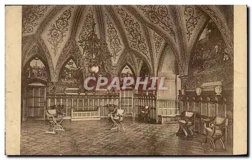 Belgique Ansichtskarte AK Chateau de Gaesbeek Bruxelles Salle dite des chevaliers