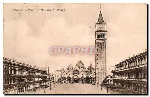 Italie Italia Venezia Cartes postales Piazza e Basilica S Marco