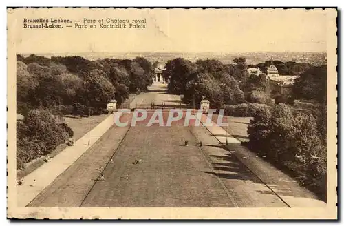 Bruxelles Laeken Cartes postales Parc et chateau royal