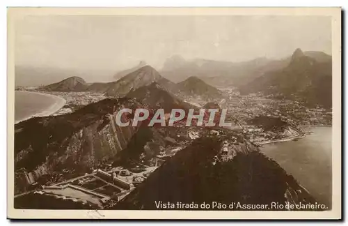 Bresil Brazil Vista tirada do Pao d&#39Assucar Rio de Janeiro