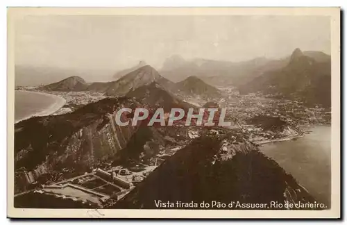 Bresil Brazil Vista tirada do Pao d'Assucar Rio de Janeiro
