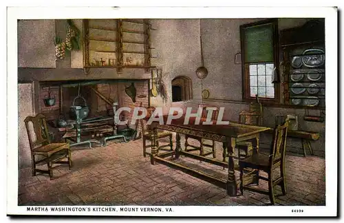 Etats unis Martha Washington&#39s kitchen Mount Vernon VA