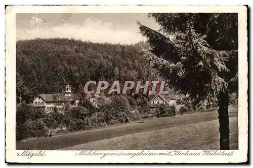Cartes postales Nagold Militargenesungsheim mit Kurhaus Waldlust