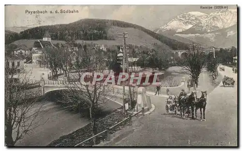 Austria - Austriche - Payerbach a d Suedbahn - Ansichtskarte AK