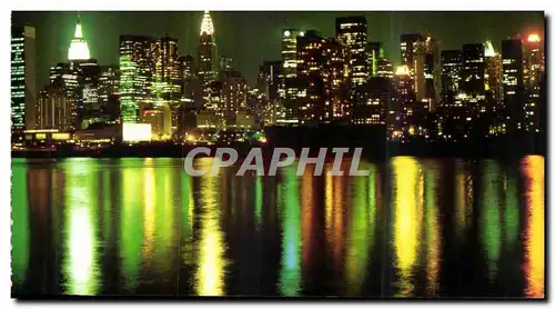 Etas Unis - USA - New York City Skyline at Dusk Along the Hudson River - Cartes postales