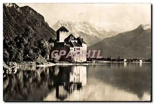 Suisse - Schweiz - Chateau de Chilon - Lac Leman - Cartes postales
