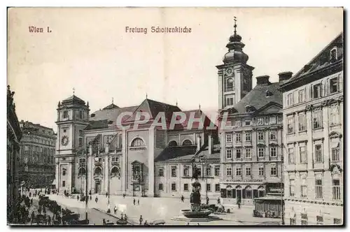 Autriche Austria Wien Ansichtskarte AK Freiung Schottenkirche