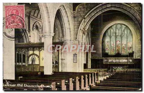 Grande Bretagne Cartes postales Interior Old Ghiswick church