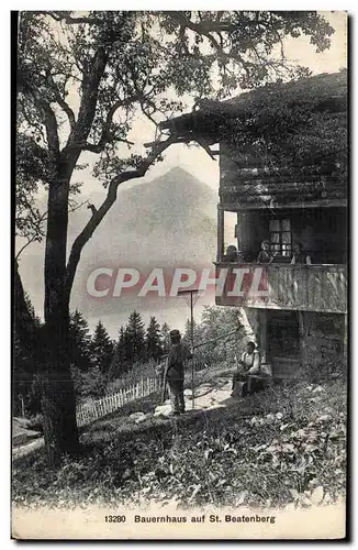 Suisse Cartes postales Bauernhaus auf ST Beatenberg