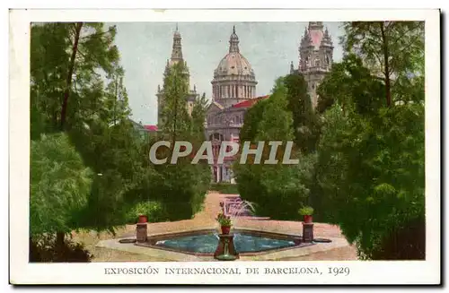 Espagne Espana Spain Ansichtskarte AK Exposicion internacional de Barcelona 1929