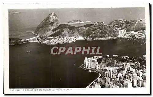 Bresil Brazil Rio Cartes postales Vista aerea do Morro da Viuva e Urca