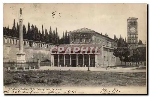 Italie - Italia - Roma - Rome - Basilica di S Lorenza fuori le mura - Ansichtskarte AK