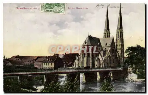 Saaralben - An der Saarbruecke - Cartes postales