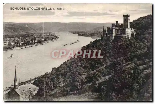 Allemagne - Deutschland - Schloss Stolzenfels a Rhein - Cartes postales