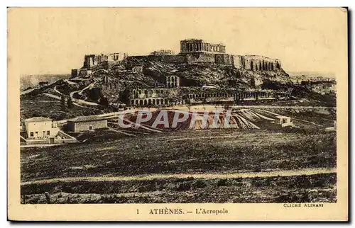 Grece - Greece - Athenes - L'Acropole - Cartes postales