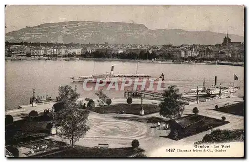 Cartes postales Suisse Geneve Le port