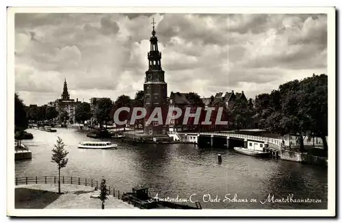 Cartes postales Pays Bas Amsterdam Oude Schans en Montelbaanstoren