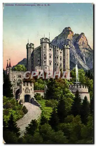 Cartes postales Schloss Hohenschwangau