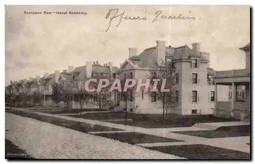 Etats Unis Cartes postales Sampson row Naval academy