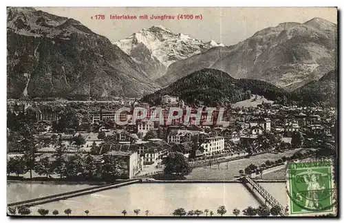 Cartes postales Suisse Interlaken mit Jungfrau