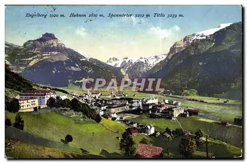 Ansichtskarte AK Suisse Engelberg Hahnen Spannorter Titlis