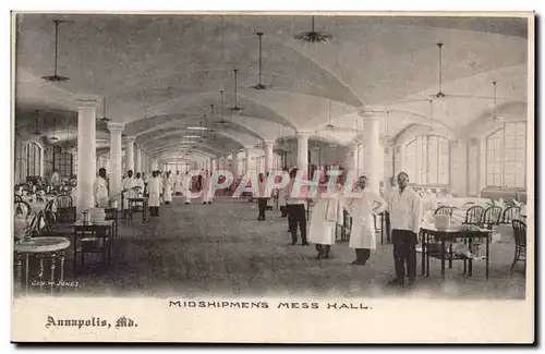 Ansichtskarte AK Etats unis Midshipmen&#39s mess hall Naval academy Annapolis Militaria