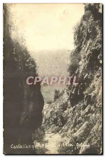 Greece Grece Cartes postales Castalian gorge from within Delphi