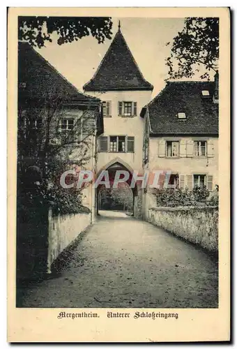 Allemagne Mergentheim Cartes postales Unterer Schlosseingang