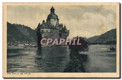 Suisse Cartes postales Die Pfalz bei Kaub