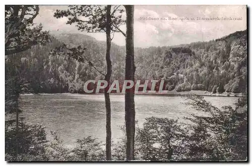 Allemagne Feldsee m Seebuck u Bismarckdenkmal