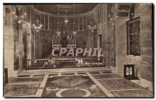 Angleterre - Engand - Lond - The Blessed Sacrement Chapel - Westminster Cathedral Ansichtskarte AK