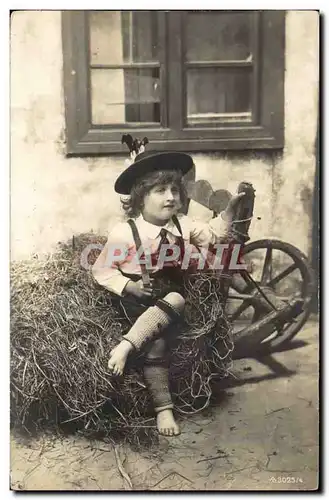 Fantasie - Enfant - Folklore - Costume - Lederhosen Allemagne - Deutschland - Cartes postales