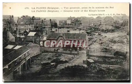 Belgique - Belgien - Belgium - La Panne - Vue Generale prise de la Maison du Roi - Cartes postales