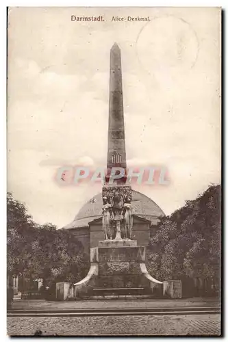 Allemagne - Deutschland - Darmstadt - Alice Denkmal Cartes postales