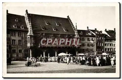 Allemagne Freiburg im Breisgau Ansichtskarte AK Munsterplatz & Kaufhaus