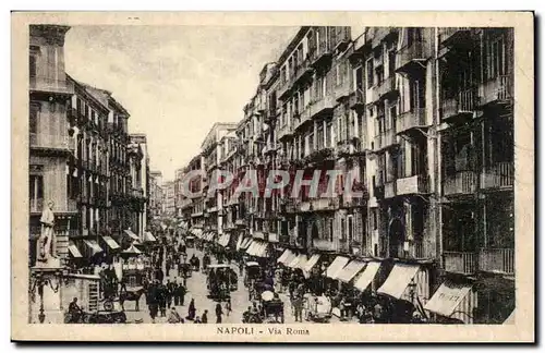 Italie Italie Napoli Cartes postales Via Roma