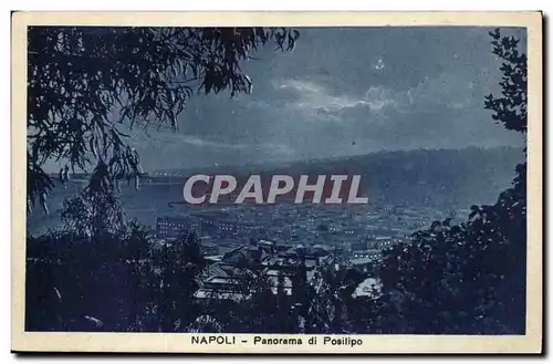 Italie Italie Napoli Ansichtskarte AK Panorama di Posilipo