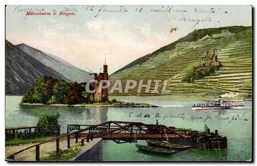 Allemagne Cartes postales Mauseturm b Bingen