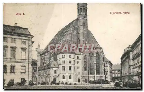 Autriche Austria Cartes postales Wien Minoriten Kirche