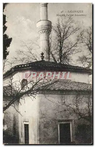 Grece Cartes postales Salonique Mosquee turque Islamemecq Greece (Turquie Turkey)