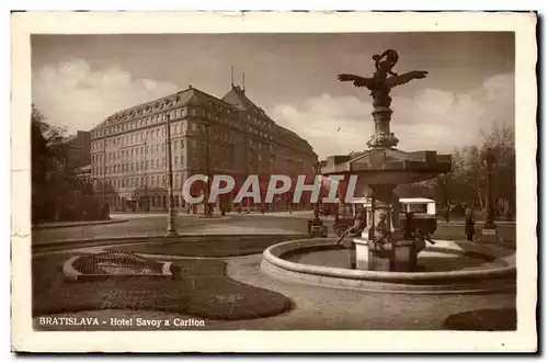 Slovaquie Slovakia Bratislava Cartes postales Hotel SAvoy a Carlton