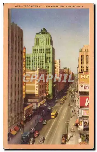Etats Unis Cartes postales Broadway Los Angeles Californie California